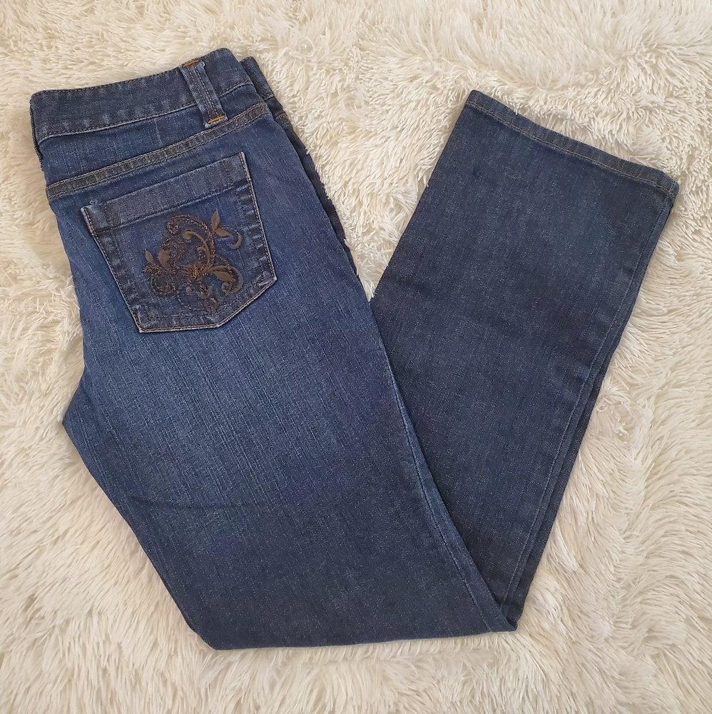 Ann Taylor Modern Straight Fit Bootcut Jeans